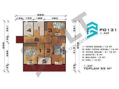 PD131 Çift Katlı Prefabrik